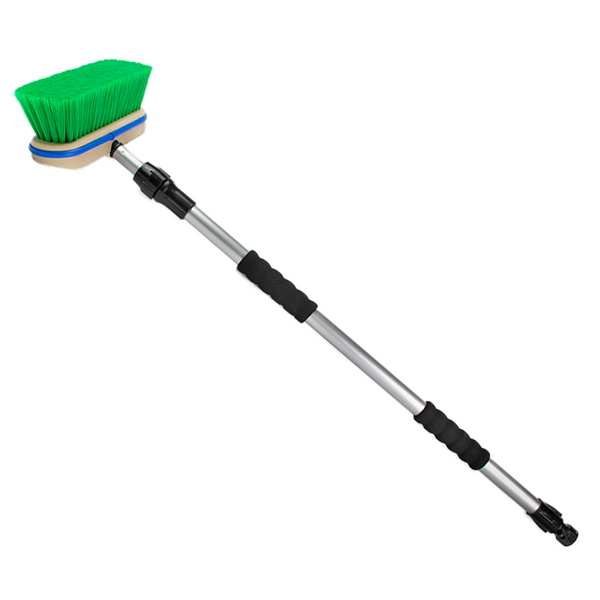 Premium Large Convertible, Soft Top and Tonneau Cover Cleaning Brush System with Premium Telescopic Pole Premium Large Convertible, Soft Top and Tonneau Cover Cleaning Brush System with Premium Telescopic Pole