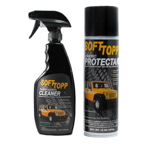 SOFTTOPP Jeep Fabric Top Cleaner & Protectant Kit