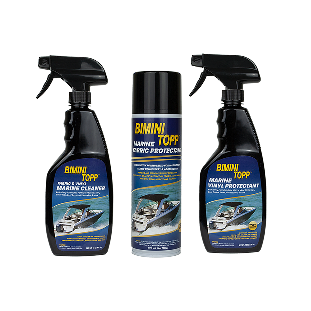 BIMINI TOPP Marine Fabric & Vinyl Cleaner and Protectant Kit – Wolfsteins  Pro-Series