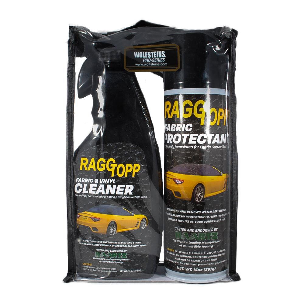 RAGGTOPP Convertible & SUV Soft Top Plastic Window Cleaner & Protectant Kit