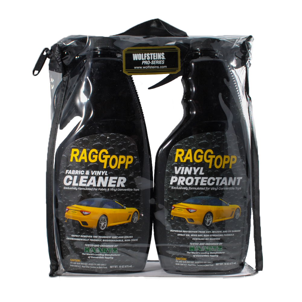 Convertible Top Protectant & Raggtopp Fabric Cleaner - Top End® – Surf City  Garage