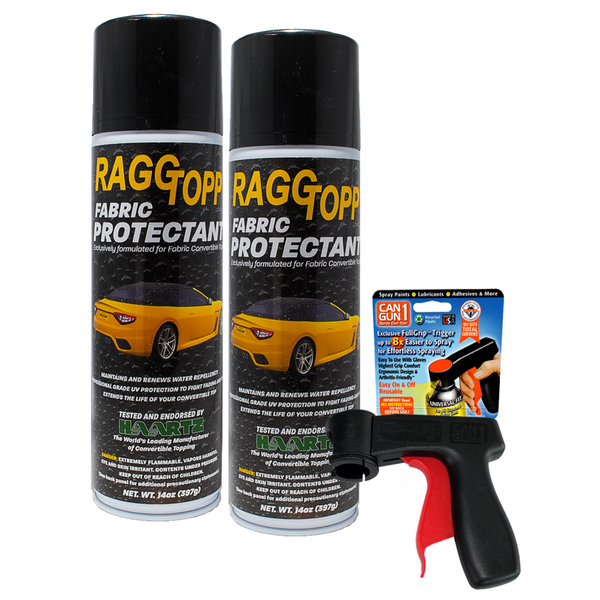 SPRING SPECIAL: RAGGTOPP Convertible Top Fabric Protectant 2-Pack with CanGun 1