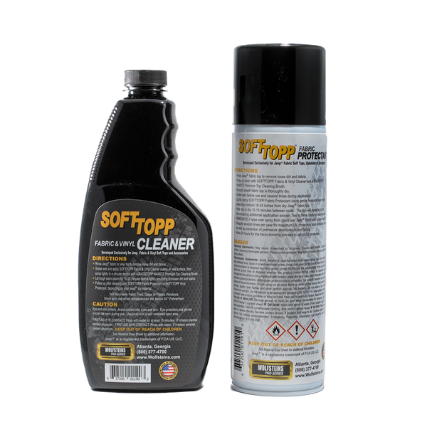 SOFTTOPP Jeep Fabric Top Cleaner & Protectant Kit