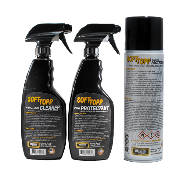 SOFTTOPP Jeep Fabric & Vinyl Cleaner and Protectant Kit