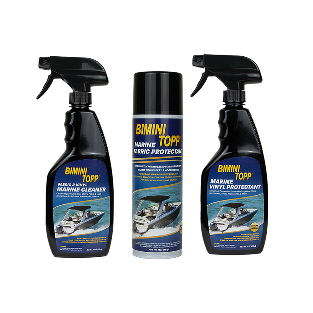 BIMINI TOPP Marine Fabric & Vinyl Cleaner and Protectant Kit Wolfsteins ProSeries