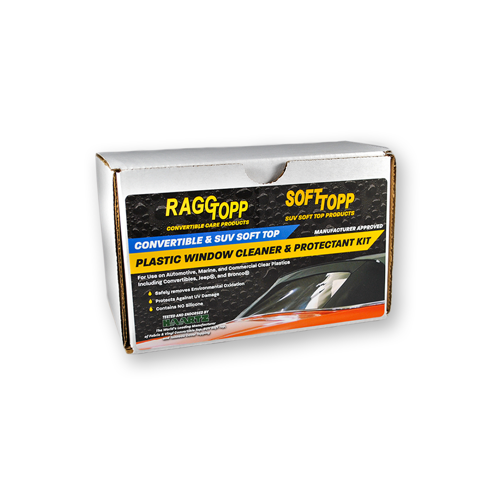 RAGGTOPP Convertible Top Plastic Window Cleaner and Protectant Kit