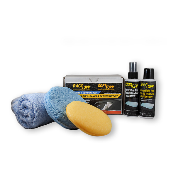 RAGGTOPP Convertible Top Plastic Window Cleaner and Protectant Kit